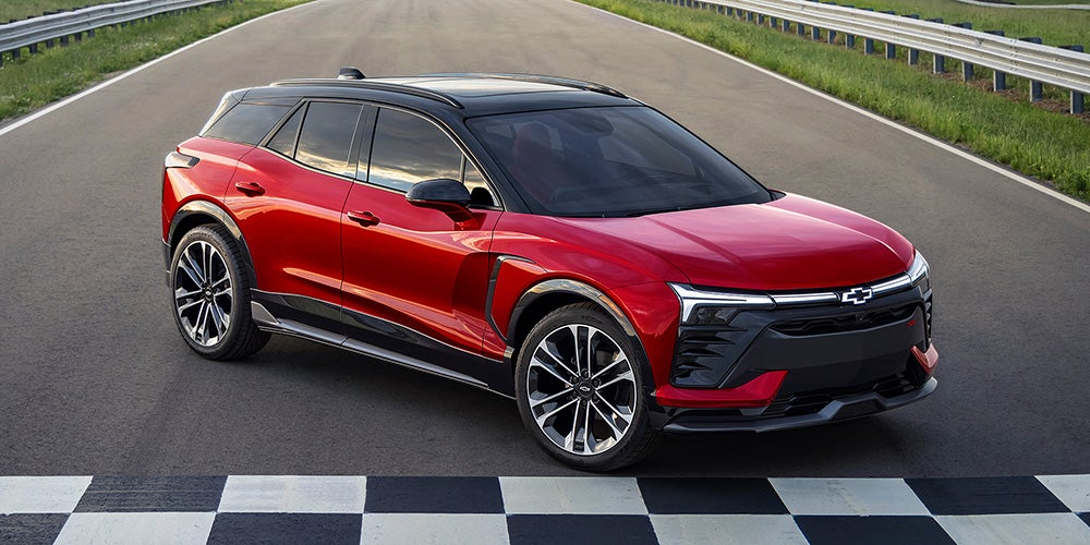 Exterior of the All-electric Blazer EV | Fredericksburg Chevrolet in FREDERICKSBURG TX