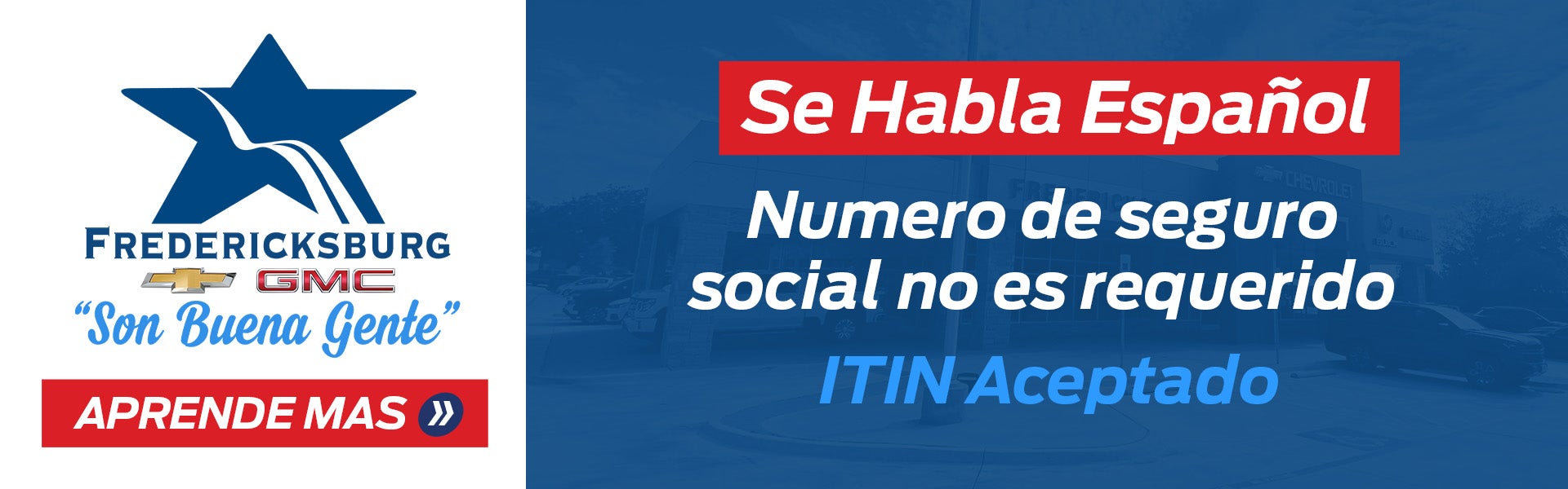 Hablamos Espanol Fredericksburg Chevrolet GMC