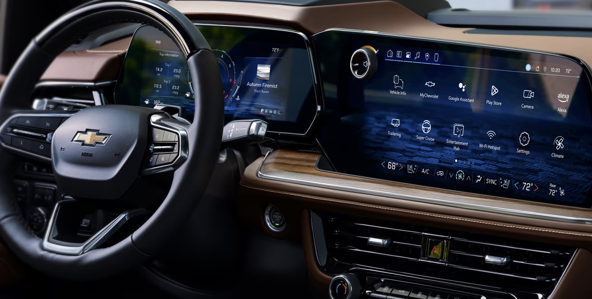 New 2025 Chevrolet Suburban Interior Technology Features Near Me in Kerrville, TX