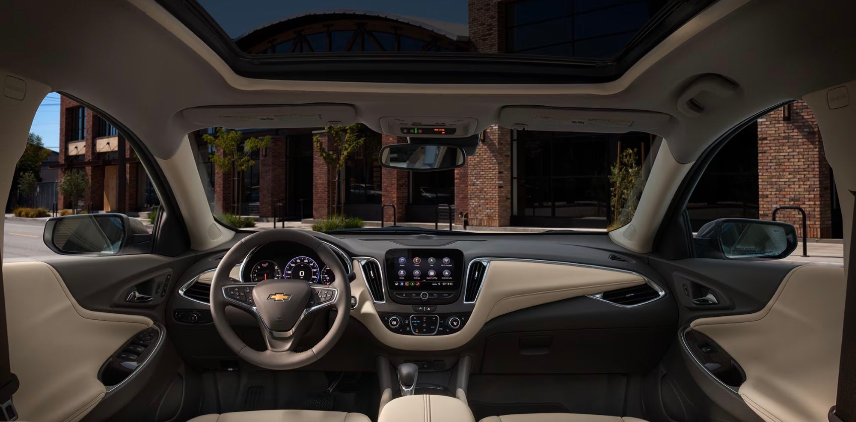 Interior of 2025 Chevy Malibu for sale near Kerrville, TX